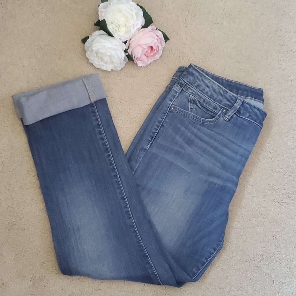 EUC SimplyVera Vera Wang straight leg jeans - Picture 2 of 3